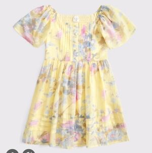 Abercrombie Girlsflutter sleeve pleated mini dress